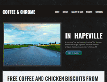 Tablet Screenshot of coffeeandchrome.com